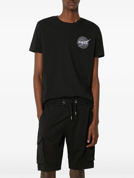  Alpha Industries Drawstring Cargo Shorts - Black 