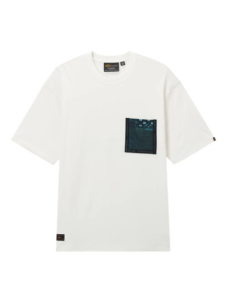  Alpha Industries Graphic-patch Pocket T-shirt - White 