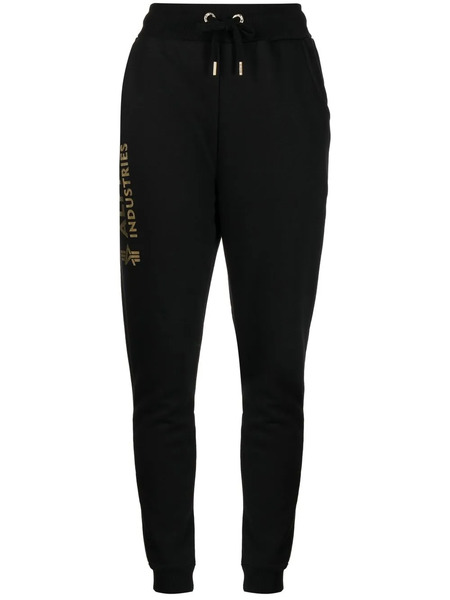  Alpha Industries Logo-print Drawstring Track Pants - Black 