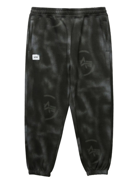  Alpha Industries Tie-dye Logo Track Pants - Grey 