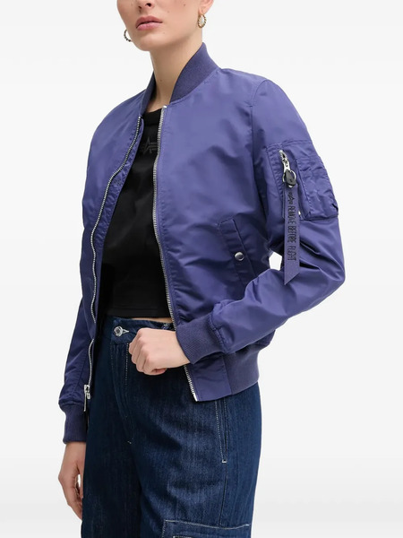 Alpha Industries Zip-up Bomber Jacket - Blue 
