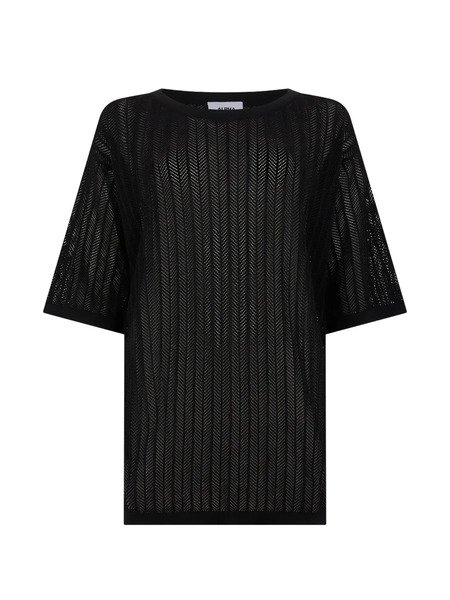  Alpha Studio Crew-neck T-shirt - Black 