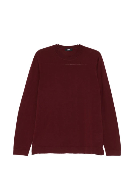  Alpha Studio Crew-neck Wool Sweater - Red 