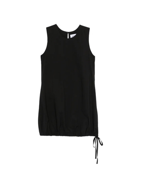  Alpha Studio Drawstring-hem Mini Dress - Black 