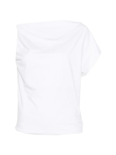  Alpha Studio Shoulder-tie Top - White 