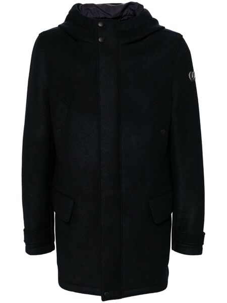  Alpha Tauri Hood Zip-up Coat - Blue 