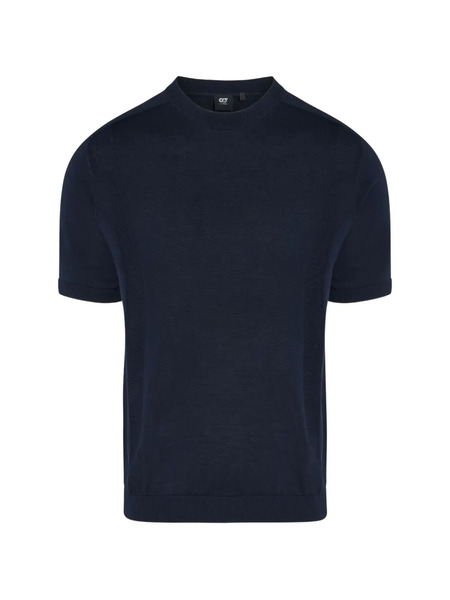  Alpha Tauri Textured T-shirt - Blue 