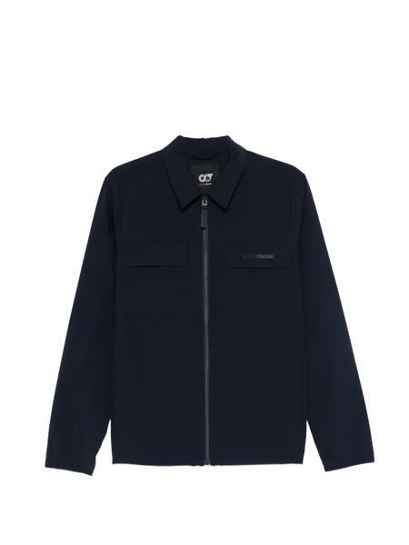  Alphatauri Zip-up Overshirt - Blue 