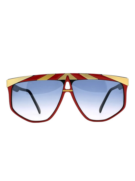  Alpina G82 Navigator-frame Sunglasses - Red 