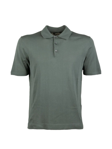  Altea Buttoned Polo Shirt - Green 
