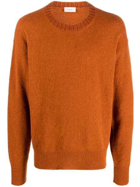  Altea Crew-neck Alpaca Wool-blend Jumper - Orange 