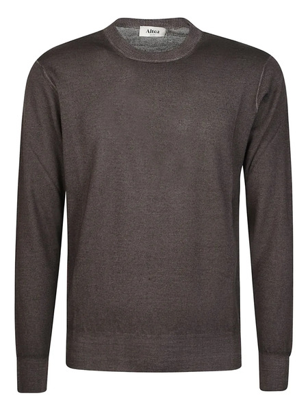  Altea Crew-neck Wool Sweater - Brown 