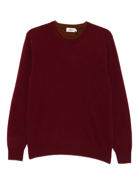  Altea Elbow-patch Crew-neck Sweater - Red 