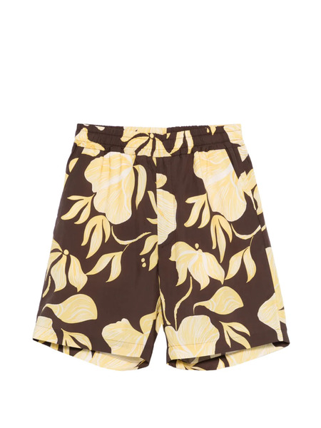  Altea Floral-print Shorts - Brown 