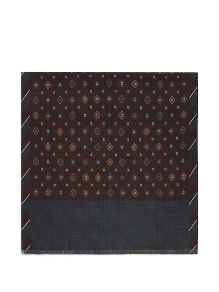  Altea Printed Wool Scarf - Brown 