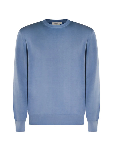  Altea Ribbed Crewneck Sweater - Blue 