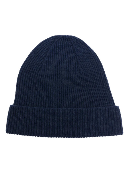  Altea Ribbed-knit Cashmere Beanie - Blue 