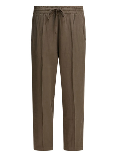  Altum Drawstring Side-panel Trousers - Brown 