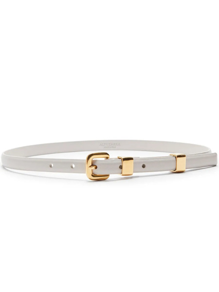  Altuzarra Buckled Leather Belt - Neutrals 