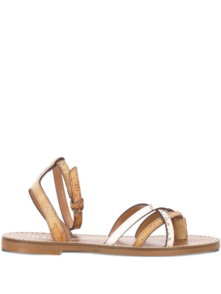  Alviero Martini 1° Classe Flat Sandals - Brown 