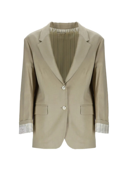  Alysi Button Blazer - Neutrals 