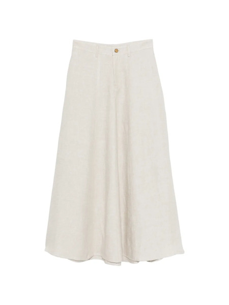  Alysi Button Panel Skirt - Neutrals 