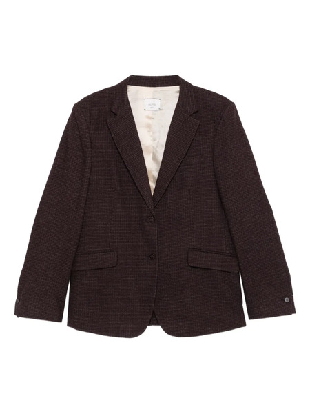  Alysi Checked Blazer - Red 