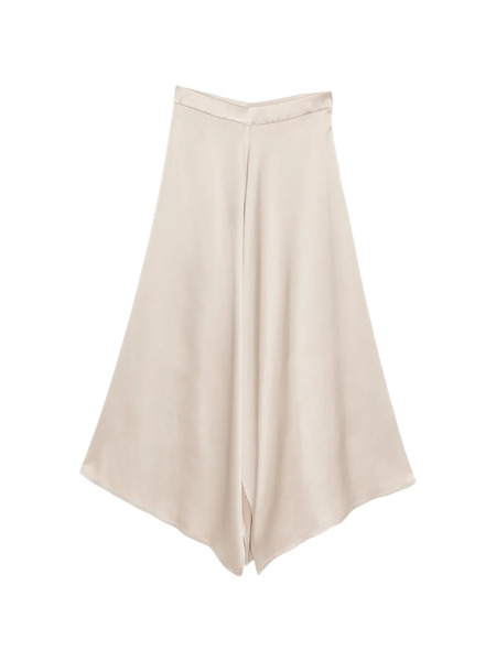  Alysi Cropped Palazzo Pants - Neutrals 