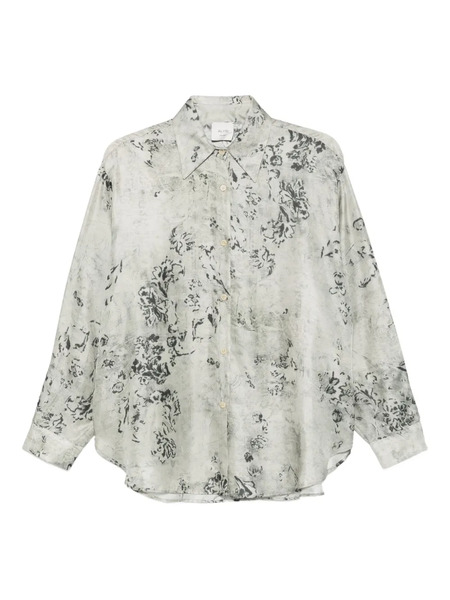  Alysi Floral-print Shirt - White 