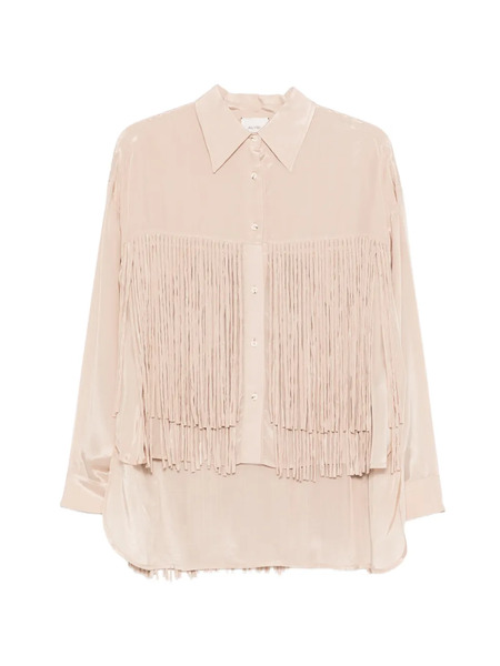  Alysi Fringed Shirt - Neutrals 