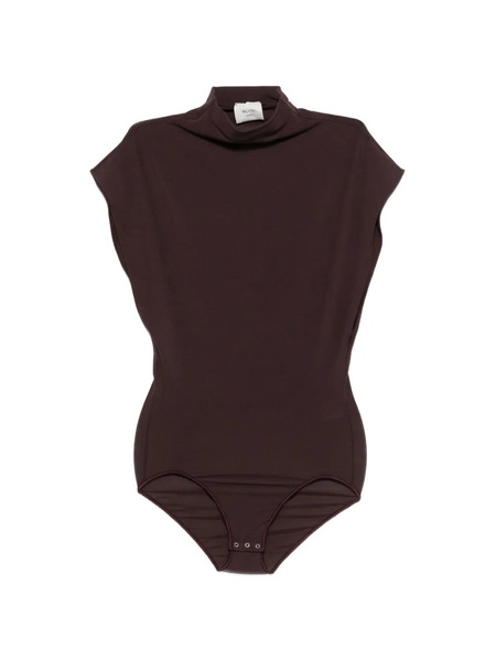  Alysi High-neck Bodysuit - Brown 