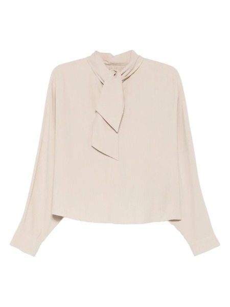  Alysi Long Sleeve Blouse - Neutrals 