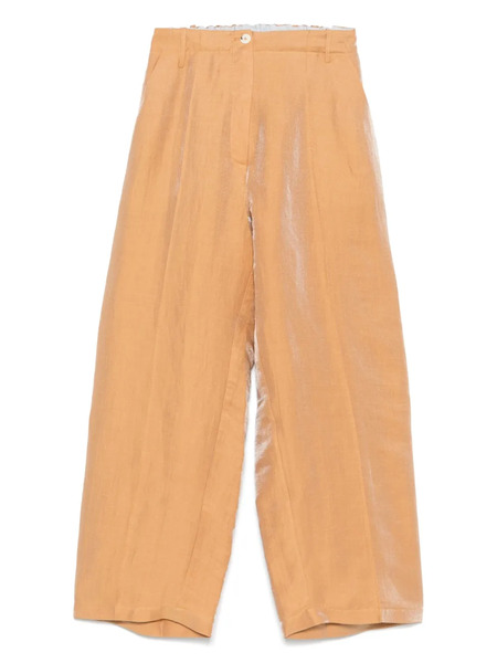  Alysi Lurex-detailed Trousers - Orange 