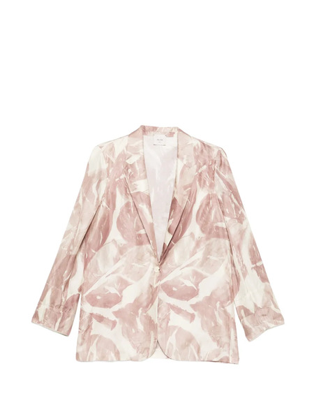  Alysi Monopetto Floral Single-breasted Jacket - Neutrals 