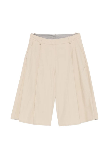  Alysi Pleated Shorts - Neutrals 