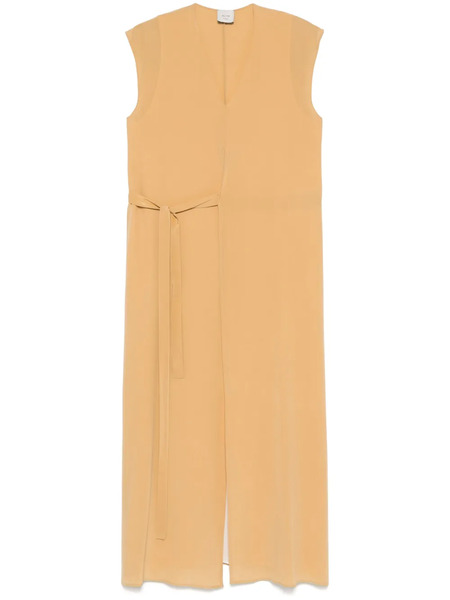  Alysi Silk Maxi Dress - Yellow 