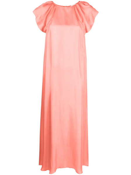  Alysi Silk Midi Dress - Pink 