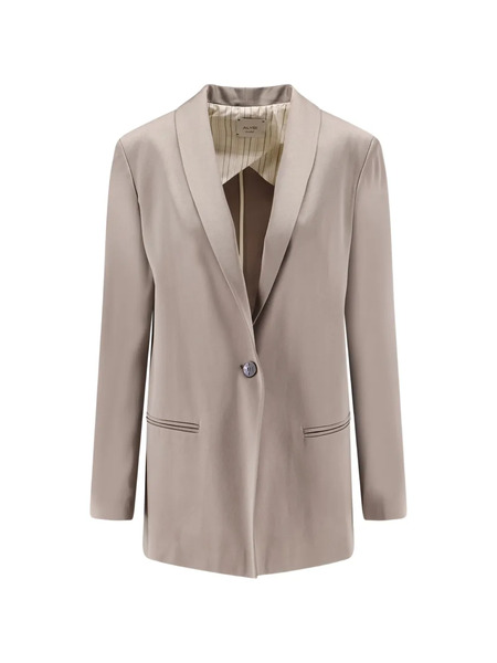  Alysi Single-breasted Blazer - Neutrals 