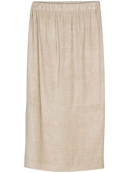  Alysi Striped Midi Skirt - Neutrals 