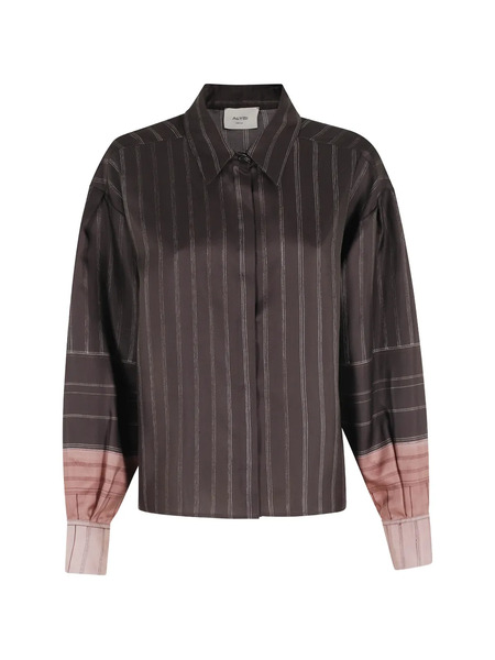  Alysi Striped Shirt - Brown 