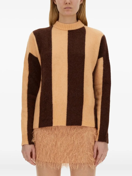  Alysi Striped Sweater - Brown 