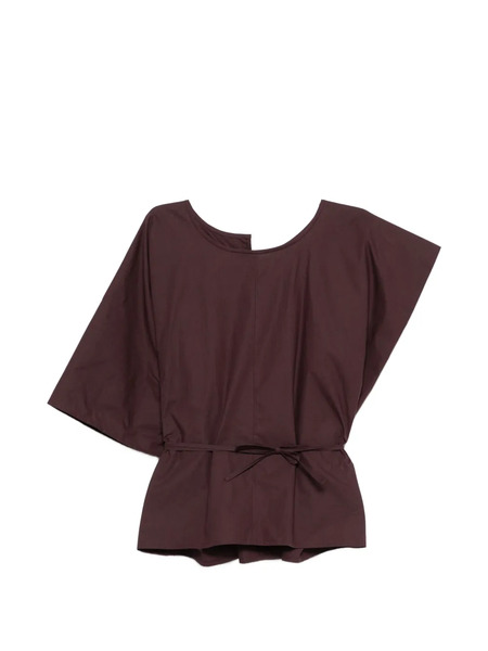  Alysi Tie Belt Top - Purple 