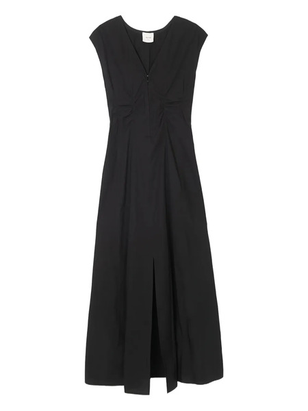  Alysi V-neck Maxi Dress - Black 