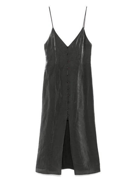  Alysi V-neck Midi Dress - Grey 