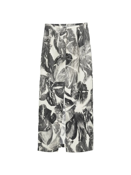  Alysi Zip-fastening Midi Skirt - Black 