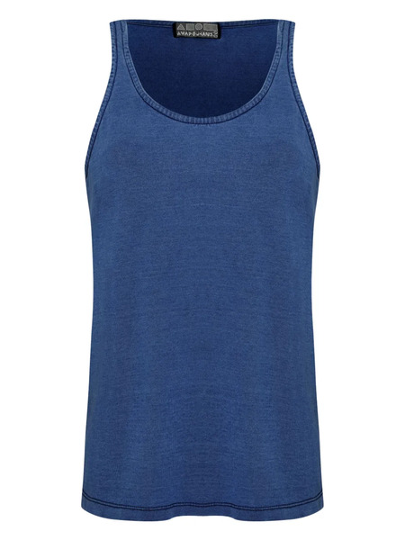  Amapô Cotton-blend Tank Top - Blue 