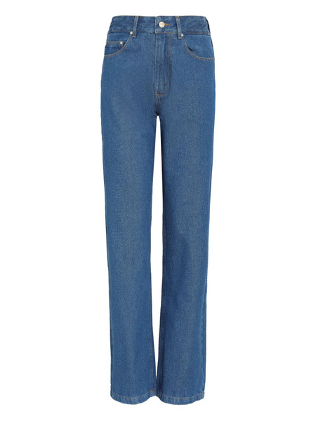  Amapô Logo-patch Denim Trousers - Blue 
