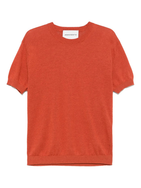  Amaránto Fine-knit T-shirt - Orange 