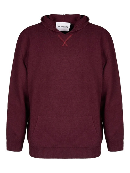 Amaránto Kangaroo Pocket Hoodie - Purple 