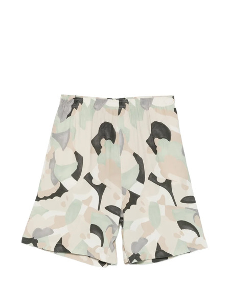  Amaránto Print Pocket Shorts - Neutrals 